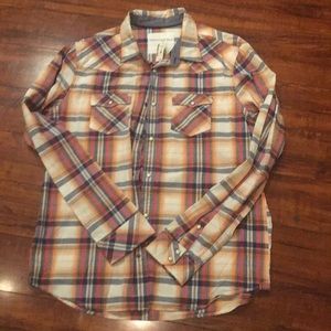 Men’s Aeropostale Button Up Sz L NWT